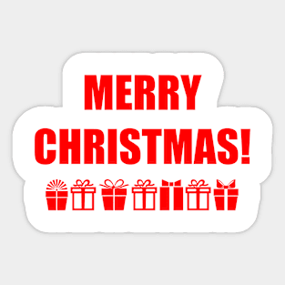 MERRY CHRISTMAS! Sticker